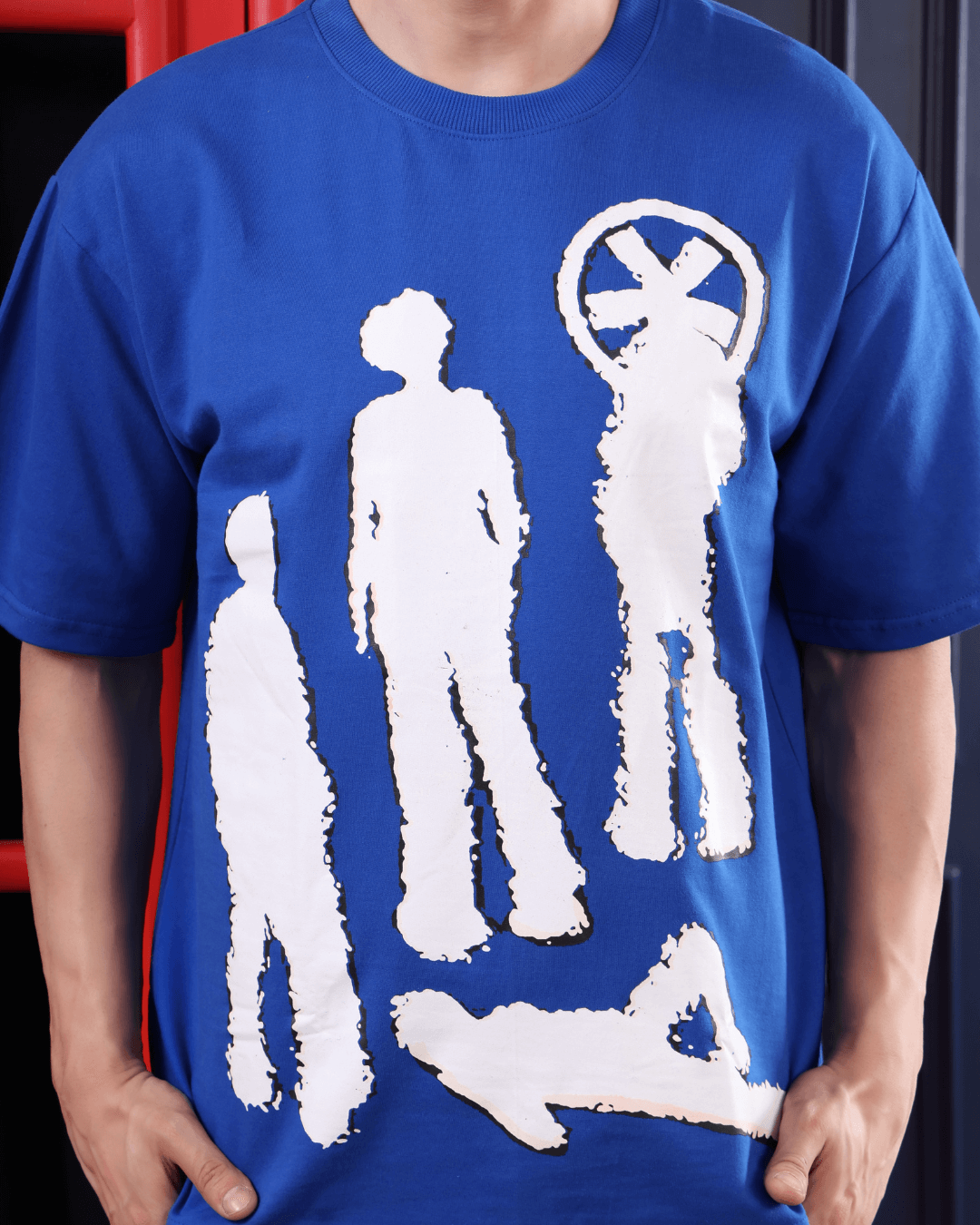 Original Gangster Royal Blue Oversized T shirt – Bold Streetwear Style